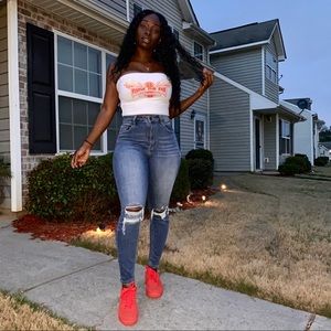 Ride or die tube top